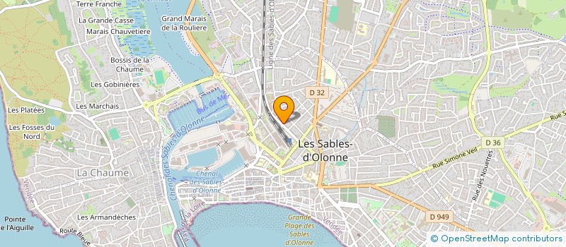 localisation de l'entreprise MONSIEUR PATRICK GOURVES à LES SABLES D'OLONNE