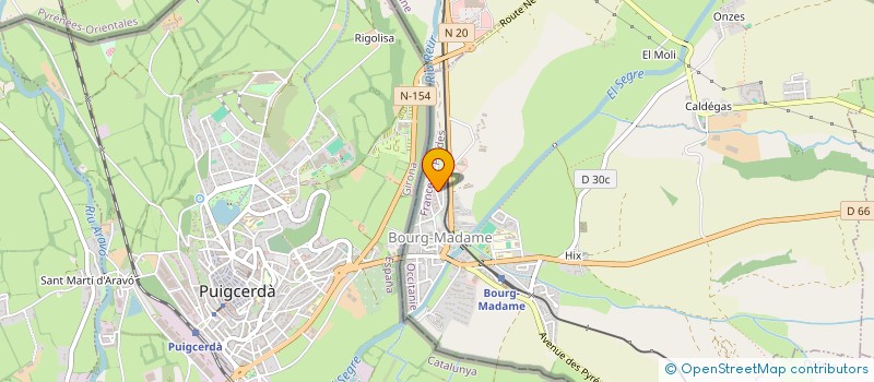 localisation de l'entreprise MONSIEUR PATRICK GOUSANDIER  BOURG-MADAME