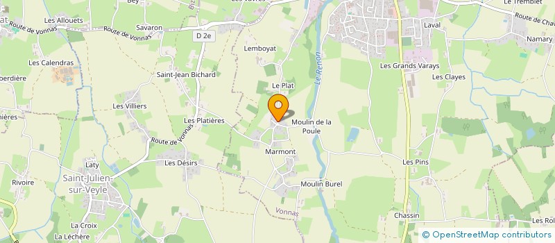 localisation de l'entreprise MONSIEUR PATRICK GRAND à VONNAS