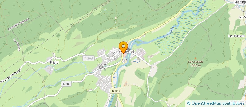 localisation de l'entreprise MONSIEUR PATRICK GRAND  OYE-ET-PALLET