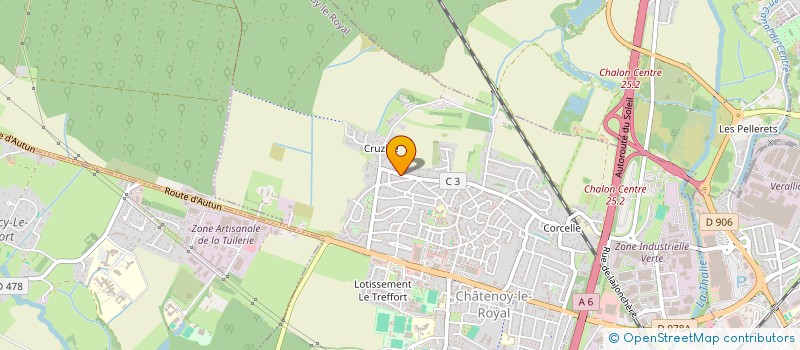 localisation de l'entreprise MONSIEUR PATRICK GRANDEMANGE  CHATENOY-LE-ROYAL