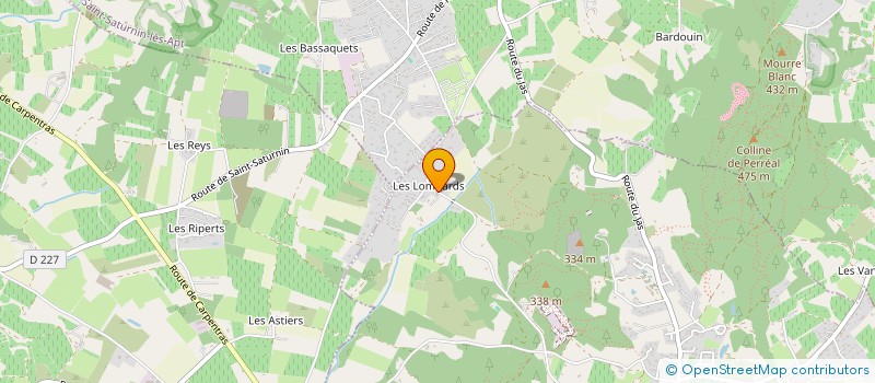 localisation de l'entreprise MONSIEUR PATRICK GRANDORDY  GARGAS