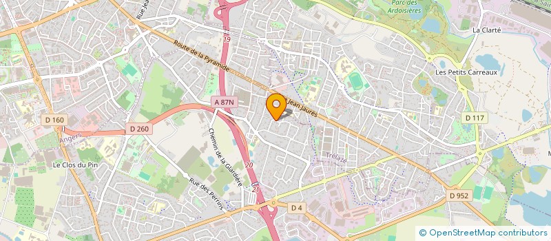 localisation de l'entreprise MONSIEUR PATRICK GRATZ à LES PONTS-DE-CE