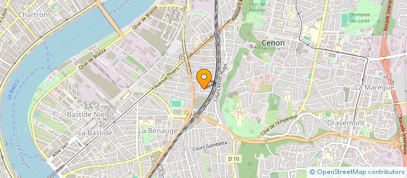 localisation de l'entreprise MONSIEUR PATRICK GRELET  CENON