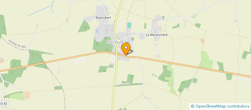 localisation de l'entreprise MONSIEUR PATRICK GRENET à PAIZAY-LE-SEC