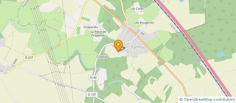 localisation de l'entreprise MONSIEUR PATRICK GRENIER  PAMFOU