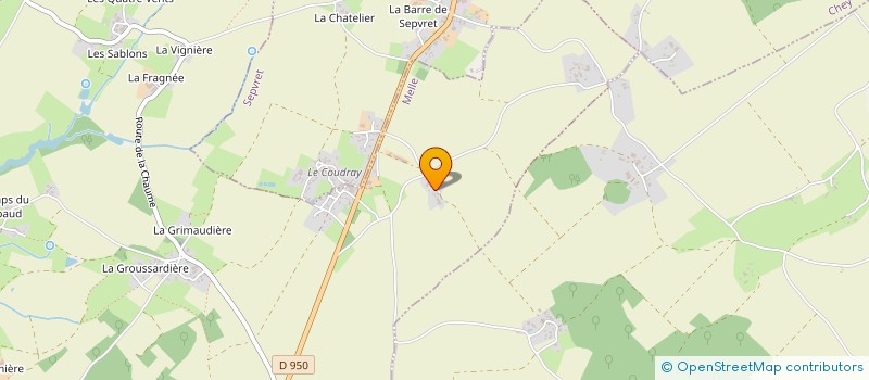 localisation de l'entreprise MONSIEUR PATRICK GRIFFAULT  MELLE