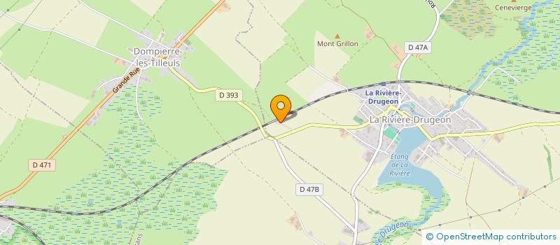 localisation de l'entreprise MONSIEUR PATRICK GRILLON  BOUJAILLES