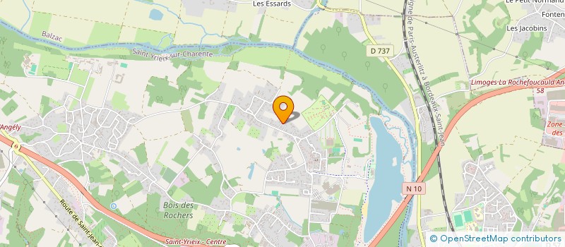 localisation de l'entreprise MONSIEUR PATRICK GRIMAUD à SAINT-YRIEIX-SUR-CHARENTE