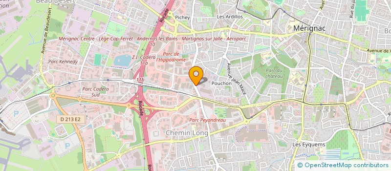 localisation de l'entreprise MONSIEUR PATRICK GRIMAUD  MERIGNAC