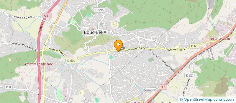 localisation de l'entreprise MONSIEUR PATRICK GRISEL à BOUC-BEL-AIR