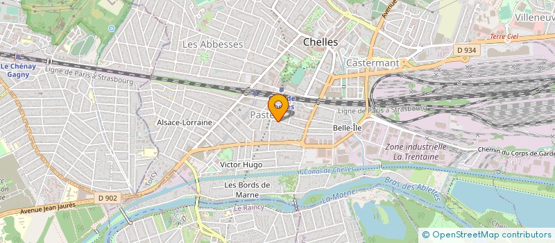 localisation de l'entreprise MONSIEUR PATRICK GRISON à CHELLES