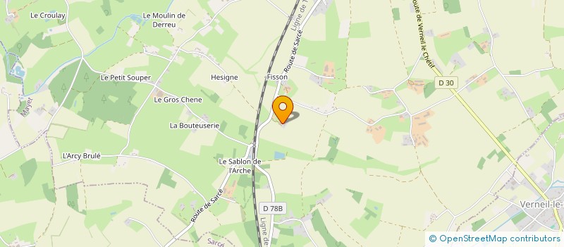 localisation de l'entreprise MONSIEUR PATRICK GRIVEAU  SARCE