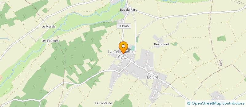 localisation de l'entreprise MONSIEUR PATRICK GRONFOT à LA CELLE-SAINT-CYR