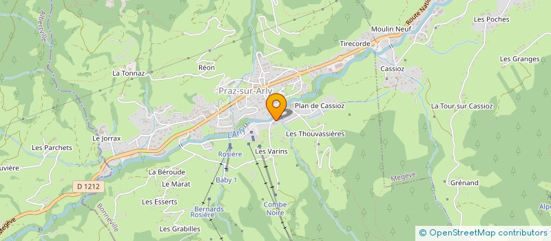localisation de l'entreprise MONSIEUR PATRICK GROSSET-GRANGE à PRAZ SUR ARLY