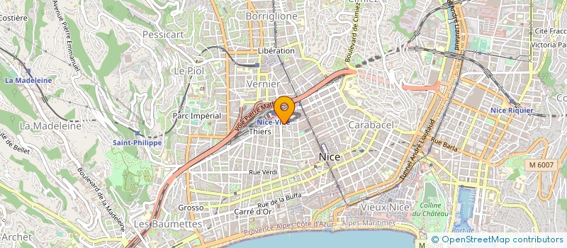 localisation de l'entreprise MONSIEUR PATRICK GROULT à NICE