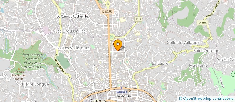 localisation de l'entreprise MONSIEUR PATRICK GROVEL à CANNES