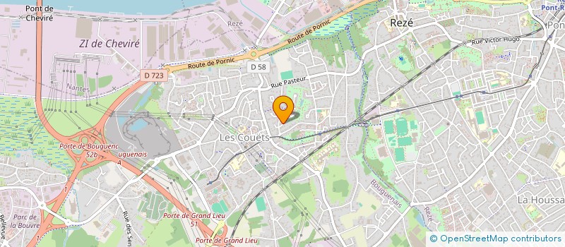 localisation de l'entreprise MONSIEUR PATRICK GUEGAN  BOUGUENAIS