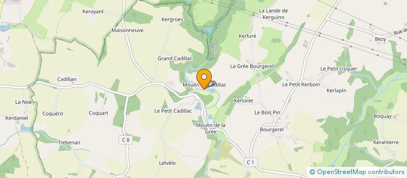 localisation de l'entreprise MONSIEUR PATRICK GUENEGO  NOYAL-MUZILLAC