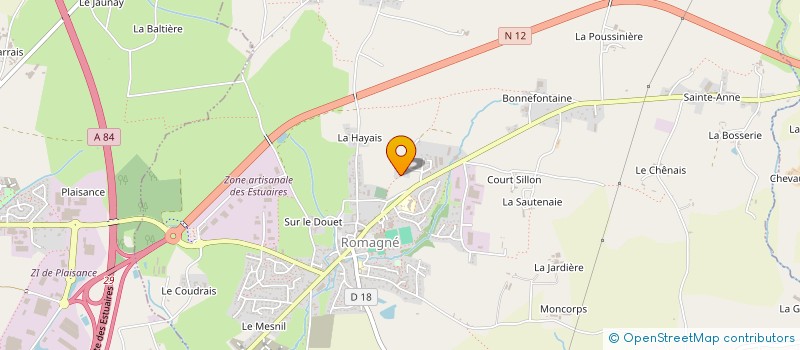 localisation de l'entreprise MONSIEUR PATRICK GUERIN  LANDEAN