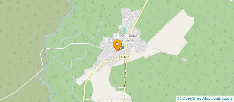 localisation de l'entreprise MONSIEUR PATRICK GUERIN à SAINTE-EULALIE-EN-BORN
