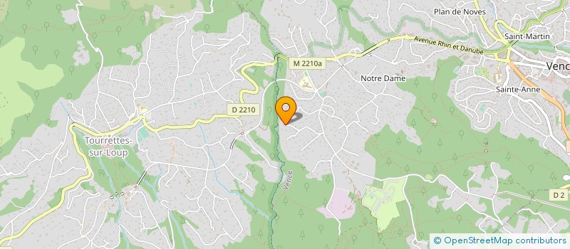 localisation de l'entreprise MONSIEUR PATRICK GUERIN  VENCE