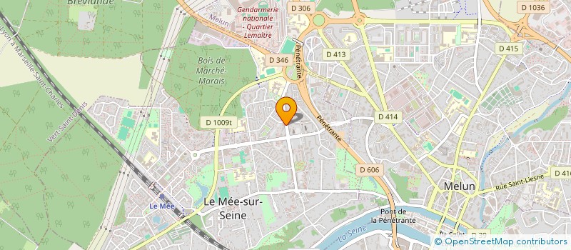 localisation de l'entreprise MONSIEUR PATRICK GUERIN  LE MEE-SUR-SEINE