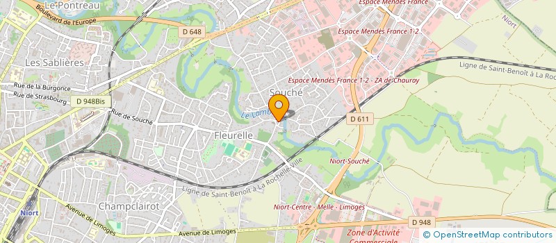 localisation de l'entreprise MONSIEUR PATRICK GUERIT à NIORT