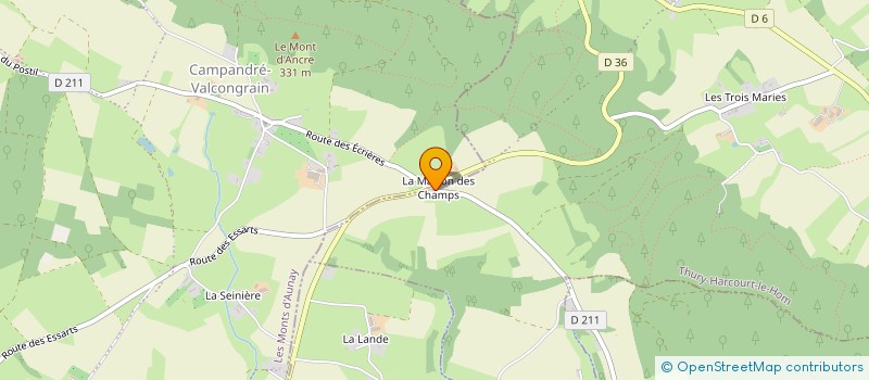 localisation de l'entreprise MONSIEUR PATRICK GUESNON  THURY-HARCOURT-LE-HOM