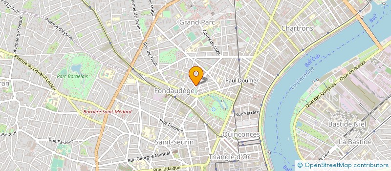 localisation de l'entreprise MONSIEUR PATRICK GUIBERT à BORDEAUX