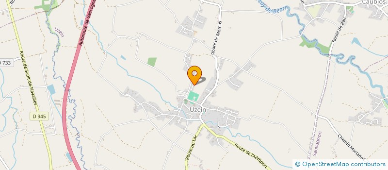 localisation de l'entreprise MONSIEUR PATRICK GUIBERT  UZEIN