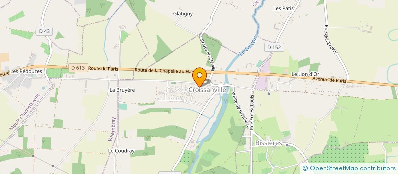 localisation de l'entreprise MONSIEUR PATRICK GUIBOUT  MEZIDON VALLEE D'AUGE