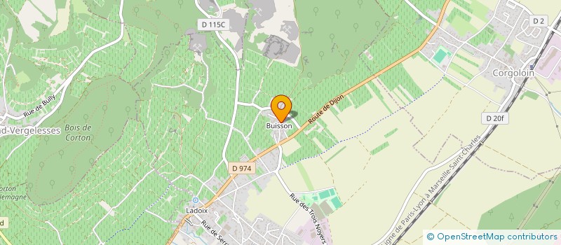 localisation de l'entreprise MONSIEUR PATRICK GUIGUEN  LADOIX-SERRIGNY