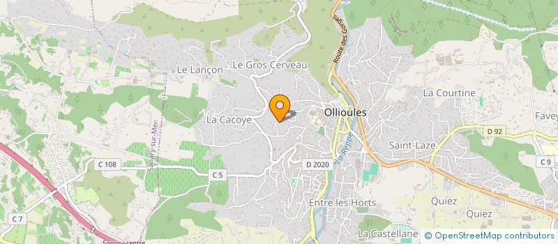 localisation de l'entreprise MONSIEUR PATRICK GUIHOT à OLLIOULES