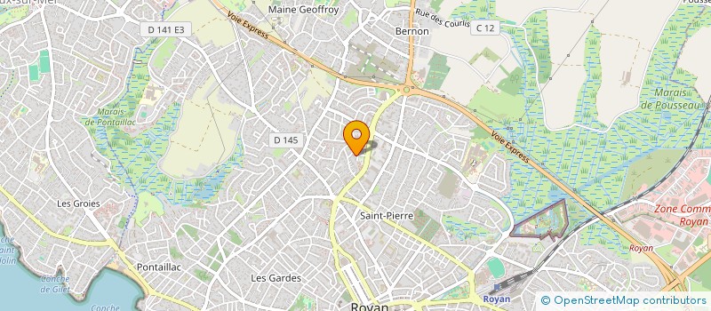 localisation de l'entreprise MONSIEUR PATRICK GUILLAUD à ROYAN