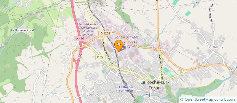 localisation de l'entreprise MONSIEUR PATRICK GUILLEMENOT à LA ROCHE-SUR-FORON