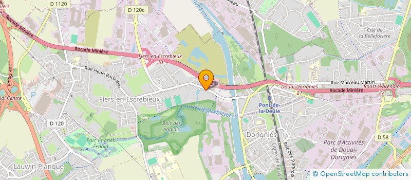 localisation de l'entreprise MONSIEUR PATRICK GUILLEMONT à FLERS-EN-ESCREBIEUX