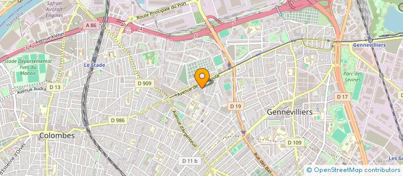 localisation de l'entreprise MONSIEUR PATRICK GUILLEUX à ASNIERES-SUR-SEINE