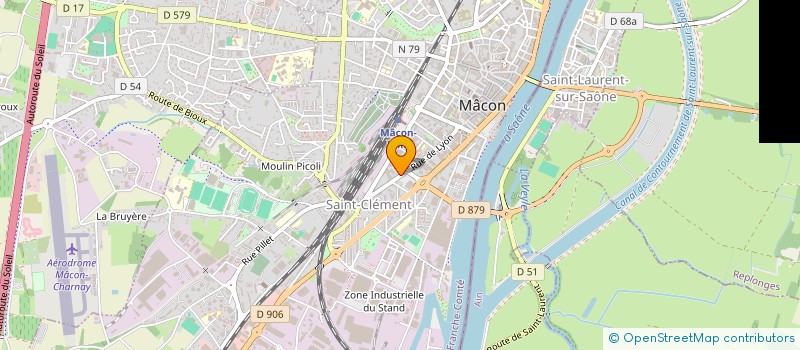localisation de l'entreprise MONSIEUR PATRICK GUILLON à MACON