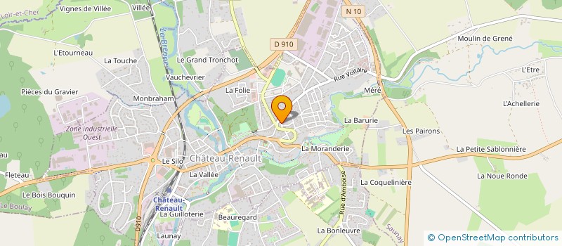 localisation de l'entreprise MONSIEUR PATRICK GUILLONNEAU  CHATEAU-RENAULT