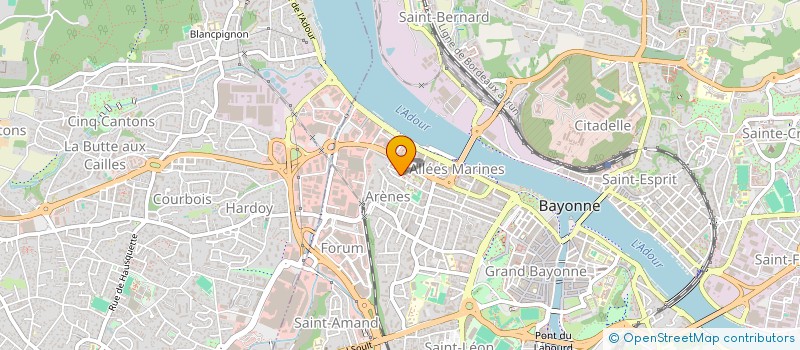 localisation de l'entreprise MONSIEUR PATRICK GUILLOT à BAYONNE