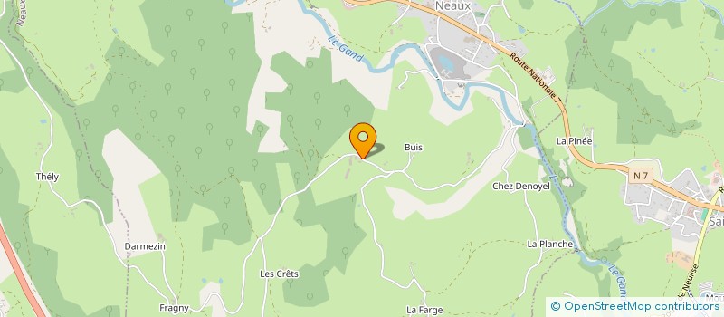 localisation de l'entreprise MONSIEUR PATRICK GUILLOT  NEAUX