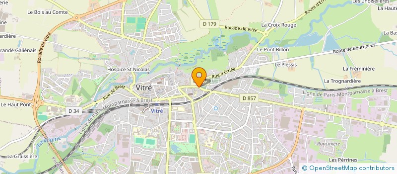 localisation de l'entreprise MONSIEUR PATRICK GUILLOT à VITRE