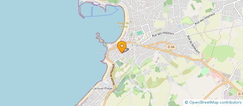 localisation de l'entreprise MONSIEUR PATRICK GUILLOUX  ERQUY