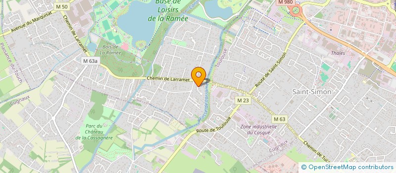 localisation de l'entreprise MONSIEUR PATRICK GUION à TOURNEFEUILLE