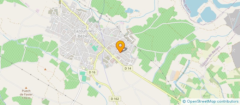 localisation de l'entreprise MONSIEUR PATRICK GUIRAO à CAZOULS-LES-BEZIERS