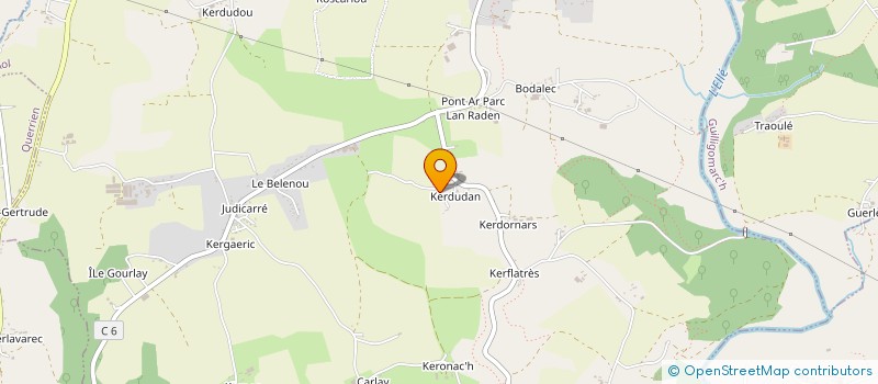 localisation de l'entreprise MONSIEUR PATRICK GUITHON  LOCUNOLE