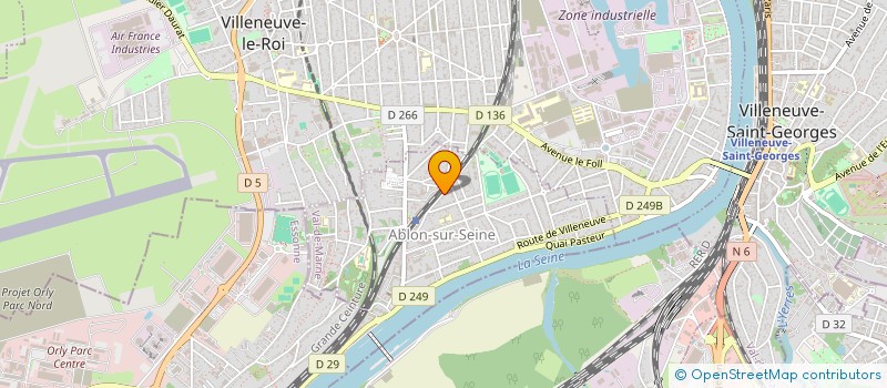 localisation de l'entreprise MONSIEUR PATRICK GUNTZ à ABLON-SUR-SEINE