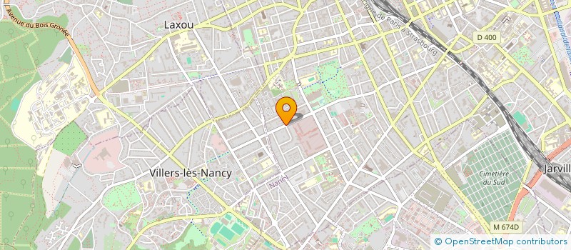 localisation de l'entreprise MONSIEUR PATRICK HAAS  NANCY