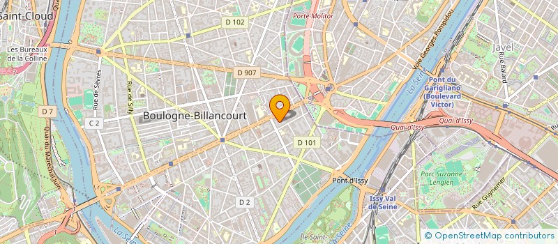 localisation de l'entreprise MONSIEUR PATRICK HAENTZLER  BOULOGNE-BILLANCOURT